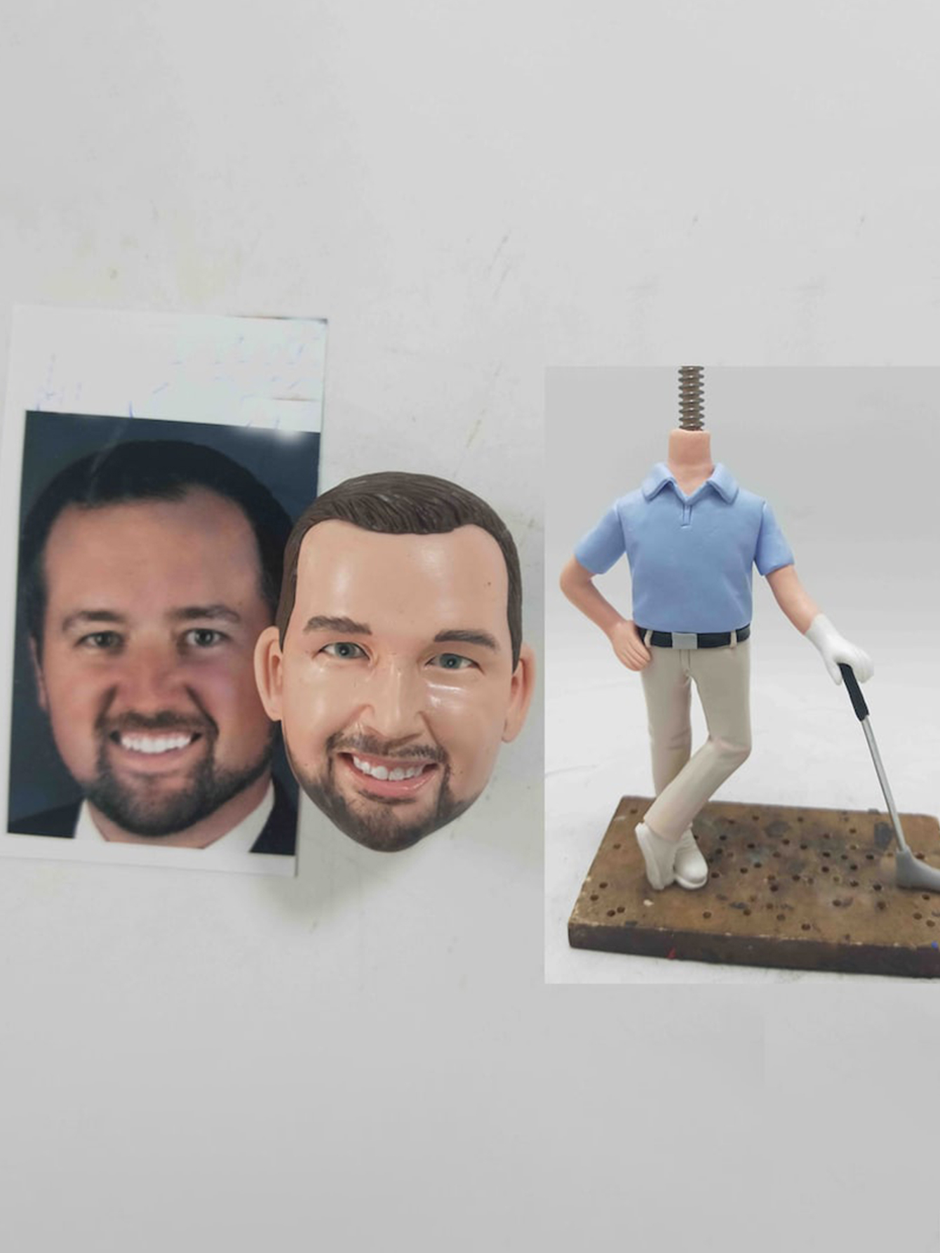 Custom bobblehead dolls, personalized clay figurine gifts